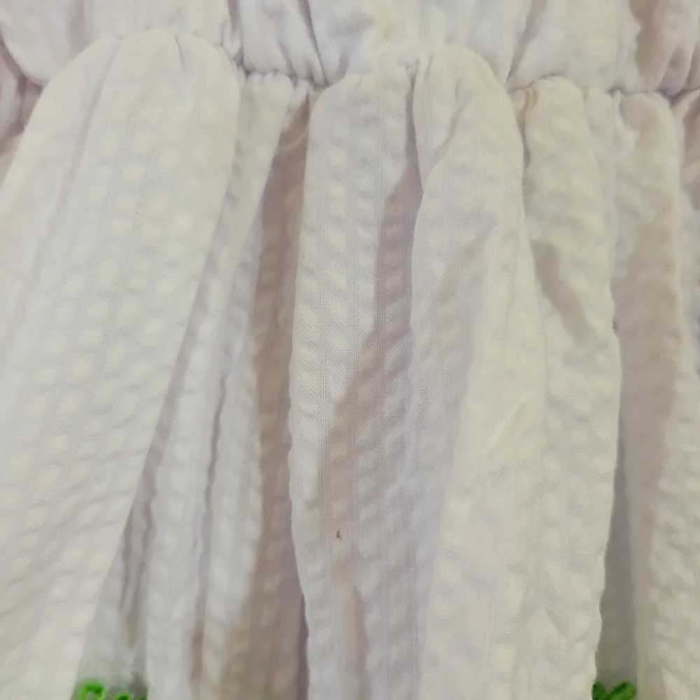 Girls Jessica Ann Seersucker Halter Top Petticoat Sundress Tier Ruffles‎ Size 5